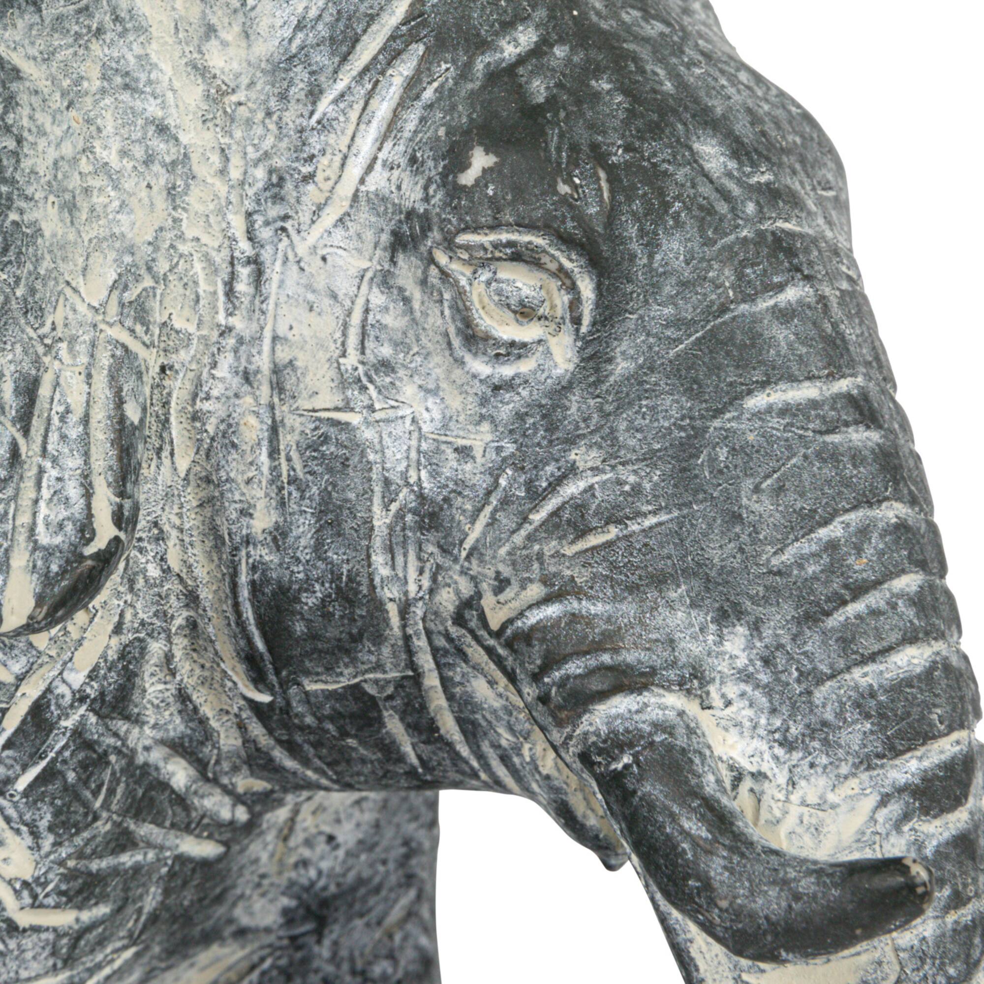 Hello Honey® 7.75" Distressed Gray Elephant Figurine Décor